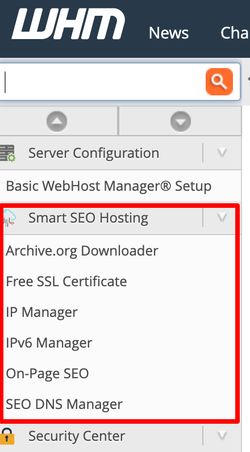Liste des plugins d'hébergement Smart SEO